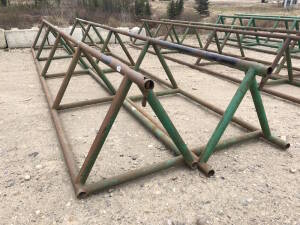 Lot of (2) Pipe Stands Located at 2020 1st Ave. Edson, AB, T7E 1T8