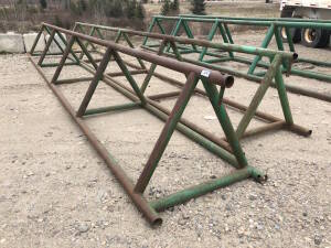 Lot of (2) Pipe Stands Located at 2020 1st Ave. Edson, AB, T7E 1T8