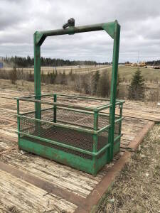 T&T Inspections 36410 600lbs. Man Basket Located at 2020 1st Ave. Edson, AB, T7E 1T8