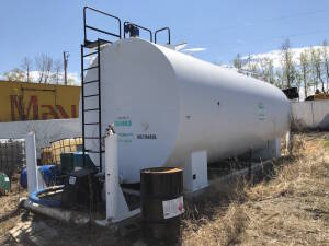 Skidded Methanol Tank Located at 5603-50 Ave. Warburg, AB T0C 2T0