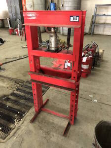 Powerfist 30 Ton Shop Press Located at 5603-50 Ave. Warburg, AB T0C 2T0