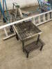 Lot of Warehouse Stairs, Aluminum Extension Ladder, Step Stool, etc. Located at 5603-50 Ave. Warburg, AB T0C 2T0 - 2