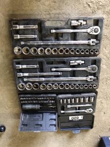 Lot of Asst. Socket Sets Located at 5603-50 Ave. Warburg, AB T0C 2T0