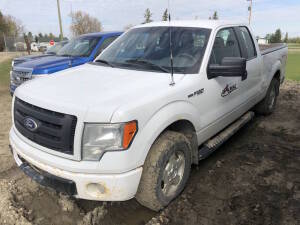 2010 Ford F150 STX Extended Cab 4x4 Pickup, Auto Trans, Short Box *NO KEYS VIN 1FTEX1E85AFC38169 Unit # 3211 Located at 5603-50 Ave. Warburg, AB T0C 2T0