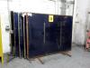 LOT OF 6 WELDING CURTAINS 6'X8'
