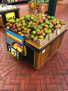 Wooden Produce Display Box 44"L x 44"W x 29"H