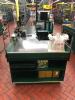 EMI Industries Check-Out Stand w/Conveyer; Model: CU1; *POS/IT Equipment NOT Included* - 2