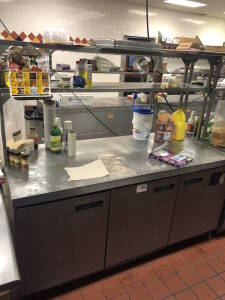 Delfield 3-Door Refrigerated Prep Table 4472N-M405