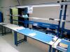 LOT (QTY.4) LAB WORK TABLE WITH OVERHEAD LIGHT, 6'FT LONG, 30" WIDE, 82" HEIGHT, (TABLES ONLY), (DELAY PICK-UP)