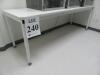 BENCH PRO LAB WORK TABLE WITH SHELF, 5'FT LONG, 24" WIDE, 54" HEIGHT, (TABLE ONLY), (DELAY PICK-UP) - 3