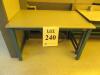 BENCH PRO LAB WORK TABLE WITH SHELF, 5'FT LONG, 24" WIDE, 54" HEIGHT, (TABLE ONLY), (DELAY PICK-UP) - 4
