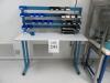 BENCH PRO LAB WORK TABLE WITH SHELF, 5'FT LONG, 24" WIDE, 54" HEIGHT, (TABLE ONLY), (DELAY PICK-UP)