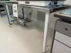 TERRA UNIVERSAL CLEAN ROOM TABLE WITH STAINLESS STEEL TOP, 6'FT LONG, 30" WIDE, (TABLE ONLY), (DELAY PICK-UP) - 2