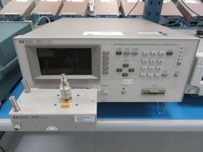 HP 4285A PRECISION LCR METER, 75 KHZ - 30 MHZ, WITH HP 16085B TERMINAL ADAPTER, S/N: 3041J00291