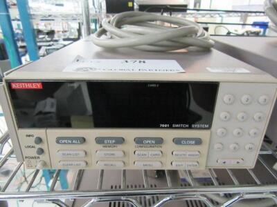 KEITHLEY 7001 SWITCH SYSTEM WITH (1) 7020 MODULE