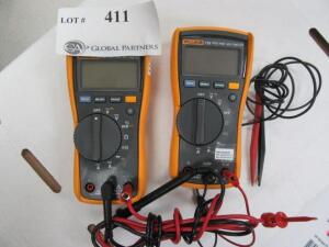 LOT (QTY.2) FLUKE 115 TRUE RMS MULTIMETERS