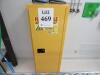 EAGLE SAFETY STORAGE CABINET MODEL: 1923 24GAL. CAPACITY (YELLOW ROOM)