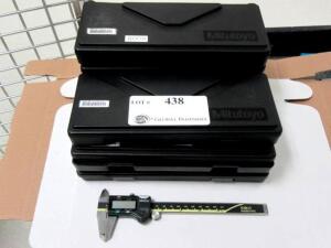 LOT (QTY.6) MITUTOYO CD-6" CSX DIGIMATIC DIGITAL CALIPERS