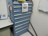 STOR-LOC STORAGE CABINET 9 DRAWER WITH ASST'D HAND TOOLS, 29" X 27" 59" (LAB NEXT TO BACK EXIT)