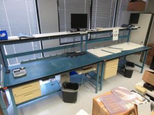 LOT (QTY.4) LAB TABLES, (NO CONTENTS), (LAB NEXT TO FRONT OFFICE)