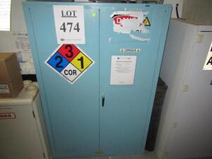 JUSTRITE FLAMMABLE LIQUID STORAGE CABINET 65" X 43" (MACHINE SHOP)