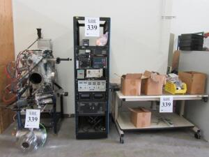 CHAMBER W/ (1) HELIX CRYO-TORR 8F HIGH VACUUM PUMP, (1) INFECUND DEPOSITION CONTROLLER HTC/2, (1) VARIAN MULTI-GAUGE, (1) GRANVILLE-PHILLIPS 275 CONVE