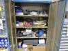 2 DOOR STORAGE CABINET W/ CONTENTS (MACHINE SHOP)