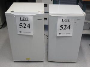 LOT (QTY.2) SMALL LAB REFRIGERATORS, (LAB NEXT TO FRONT OFFICE)