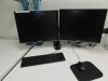 LOT OF (2) BENCH PRO WORK STATION W/ (2) CHAIRS AND MONITORS (LAB NEXT TO BACK EXIT) - 3