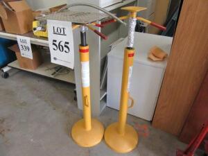 LOT OF (2) T&S TRAILER STABILIZING JACK 50,000 LBS. CAPACITY (WAREHOUSE)