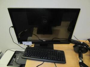 DELL OPTIPLEX 7450 ALL IN ONE TOUCH SCREEN DESKTOP COMPUTER, INTEL CORE i5 3.2 GHZ, 8 GB RAM AND HARD DRIVE WITH STAND, (NO OPERATING SYSTEM)