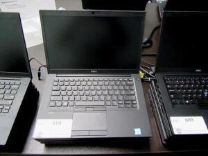 LOT (QTY.5) DELL LATITUDE 7480 LAPTOPS, CORE i5 7TH GEN, (NO AC ADAPTORS), (NO OPERATING SYSTEM)