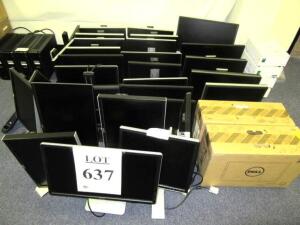 LOT OF ASST'D MONITORS 17", 20"