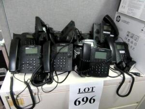 LOT OF (40) ASST'D POLYCOM PHONES