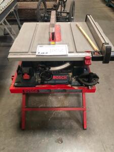 BOSCH TABLE SAW, MODEL 4000, WITH STAND