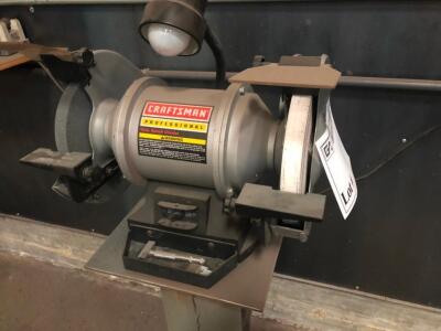 CRAFTSMAN BENCH GRINDER ON STAND