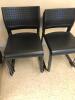 LOT OF 26, BLACK STACK CHAIRS - 2