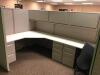 LOT OF 22, OFFICE CUBICLES, VARIOUS CONFIGURATIONS, INCLUDES APPROXIMATELY 24 OFFICE CHAIRS INSIDE CUBICLES, (LOT IS FURNITURE ONLY, LOT DOES NOT INCLUDE ANY IT EQUIPMENT OR ELECTRONICS) - 12