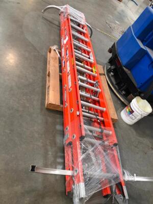 LOT, 2 WERNER TYPE 1A 20' EXTENSION LADDERS