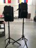 LOT OF 2, JBL EON POWERED SPEAKERS W/STANDS, MODEL EON15 G2 - 2