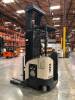 CROWN STAND UP REACH TRUCK, MODEL RR5225-45-300, SERIAL # 1A322485, WITH BATTERY, HOURS 5360, WITH MOTOROLA VC5090, WITH SYMBOL LS3578-ER20005WR (THIS LOT HAS A DELAYED PICK UP UNTIL 7-28-20) - 3