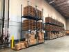 LOT, STACK RACK, EACH SECTION APPROXIMATELY 4' X 5' X 70", 87 SECTIONS - 3