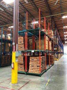 LOT, STACK RACK, EACH SECTION APPROXIMATELY 4' X 5' X 70", 60 SECTIONS