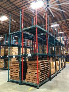 LOT, STACK RACK, EACH SECTION APPROXIMATELY 4' X 5' X 70", 60 SECTIONS