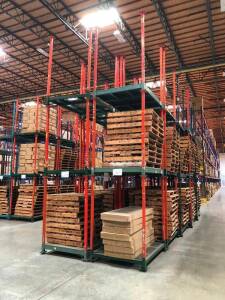 LOT, STACK RACK, EACH SECTION APPROXIMATELY 4' X 5' X 70", 60 SECTIONS
