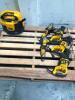 LOT, (3) DEWALT CORDED RECIPROCATING SAWS, (1) CORDED VACUUM.