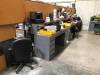 LOT, 8 WORKBENCHES WITH CONTENTS, 2 STEEL CABINETS WITH CONTENTS, 18 LOCKERS (1/3 SIZE), (LOT IS FURNITURE ONLY, LOT DOES NOT INCLUDE ANY IT EQUIPMENT OR ELECTRONICS) - 3