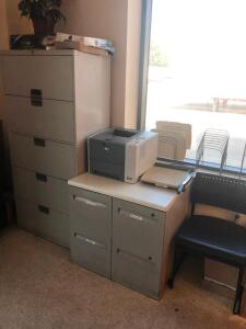 LOT, CONTENTS OF OFFICE, (LOT IS FURNITURE ONLY, LOT DOES NOT INCLUDE ANY IT EQUIPMENT OR ELECTRONICS)