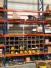 LOT, PALLET RACK PLUS PARTS. CONVEYOR SPARE PARTS CONSISTING OF ALL ITEMS ON RACKING AND 10 PALLETS ON FLOOR IN FRONT OF RACKING, 4 SECTIONS PALLET RACKING (5 UPRIGHTS 34" DEEP X 25' TALL, 54 BEAMS 9' LONG), AS SHOWN. - 3