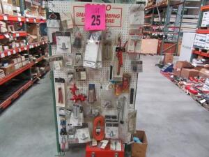 Assorted Tools Quick Sweat Cable, Nipple Key, Spud Keys, Ram Bits (1 end cap)